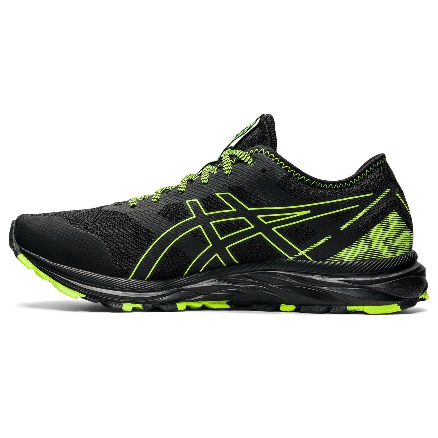 .Asics Mens Gel Excite Trail Black/Hazard Green - (1011B194-002) - TRL - R2L11