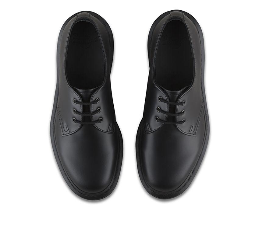 - Dr Martens 1461 Mono Black 3 Eye Smooth Leather (14345001) - R2L15