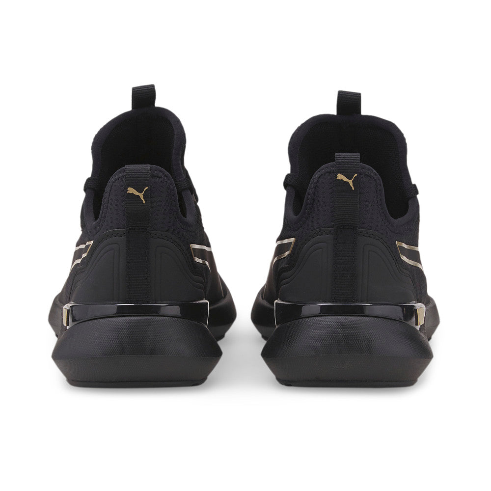 .PUMA PURE XT WOMEN'S TRAINING SHOES - BLACK/GOLD - (195328-07) - GOD - R1L5