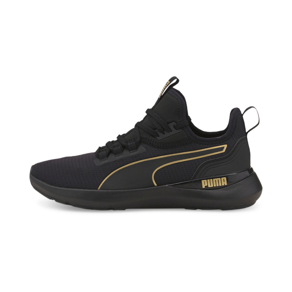 .PUMA PURE XT WOMEN'S TRAINING SHOES - BLACK/GOLD - (195328-07) - GOD - R1L5