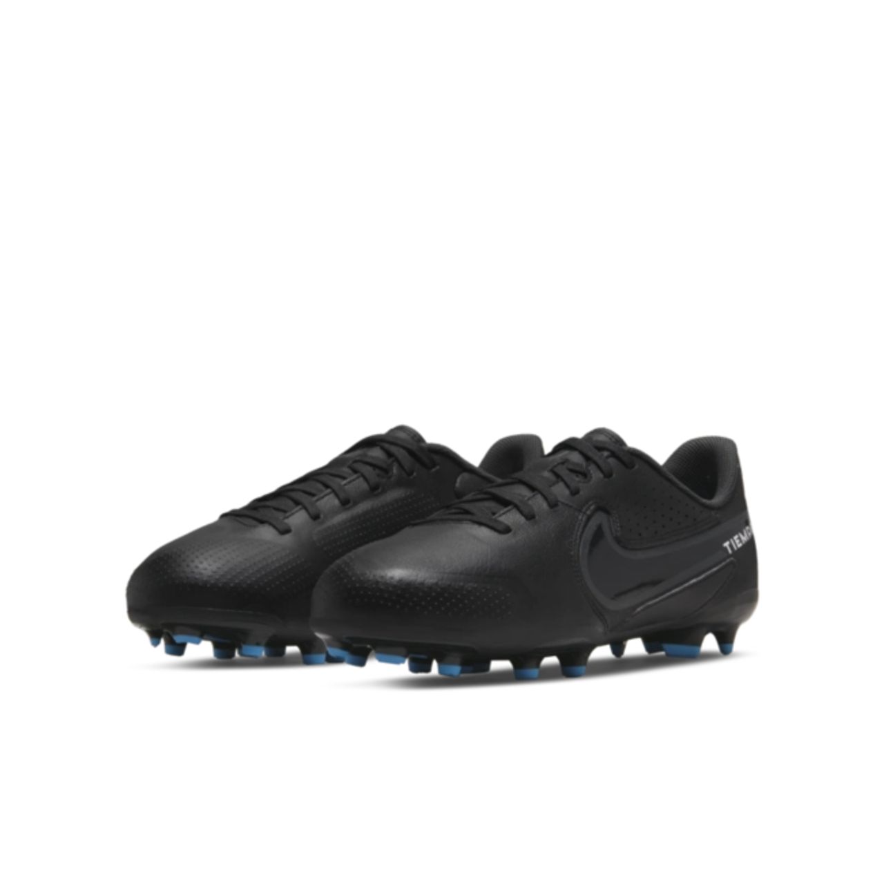 Nike Junior Legend 9 Academy FG/Mg Black/Blue - (DA1333 001) - ACM - R2L17