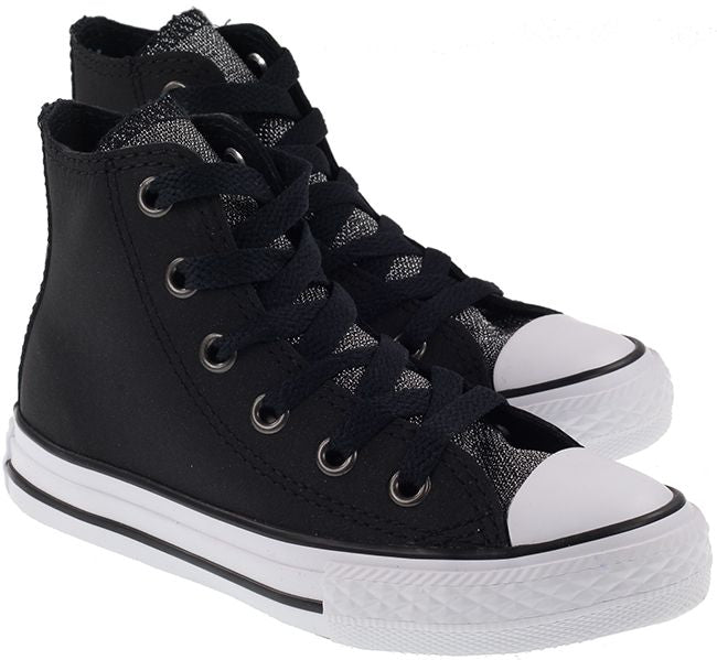 + Converse Chuck Taylor All Star Graphite Glitter Leather (662297C) - AZ - R1L1