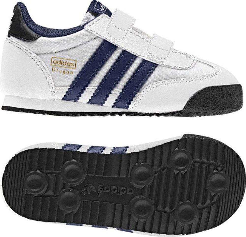 .Adidas Originals Dragon - White/Navy - (G60935) - WB - R1L1 (DISPLAY MODEL) - L/P