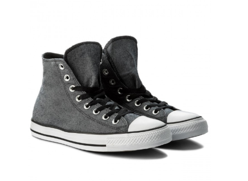 Converse Chuck Taylor All Star Washed High Top - (155386C) - SIL - R1L8