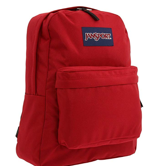 .Jansport Superbreak BkPk 25L Red Tape -F