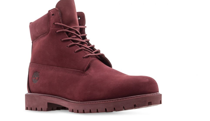 .Timberland 6-Inch Dark Red Nubuck - (TB082BXH V15) - D RED - R1L17 - L/P