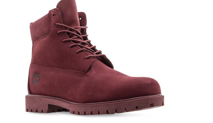 .Timberland 6-Inch Dark Red Nubuck - (TB082BXH V15) -  D RED - R1L5 - L/P