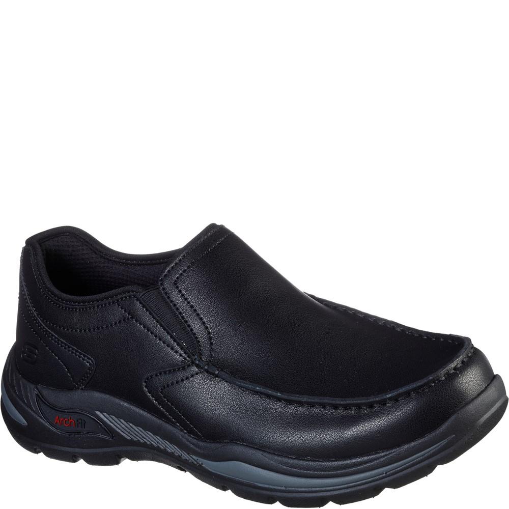 .Skechers Mens Arch Fit Motley Hust - (204184/BLK) - AF - R2L16