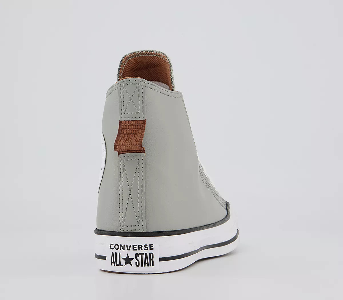 .Converse All Star Hi Trainers Slate Sage Mineral Clay Faux Leather - (A00477) - SAG - R1L6