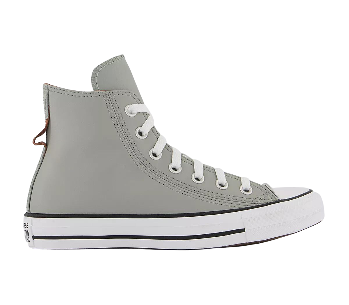 .Converse All Star Hi Trainers Slate Sage Mineral Clay Faux Leather - (A00477) - SAG - R1L6