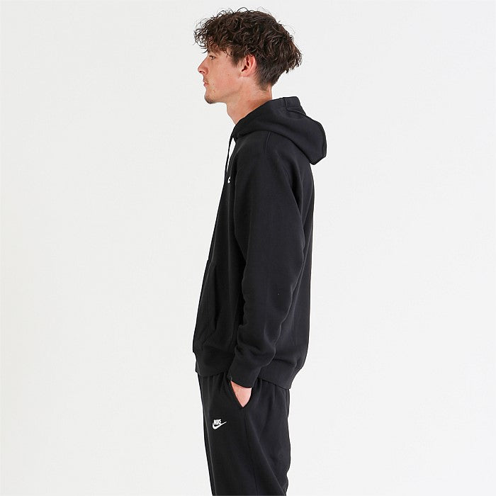 NIKE MEN'S CLUB FLEECE HOODY BLACK - (BV2654 010) - HD6 - 7