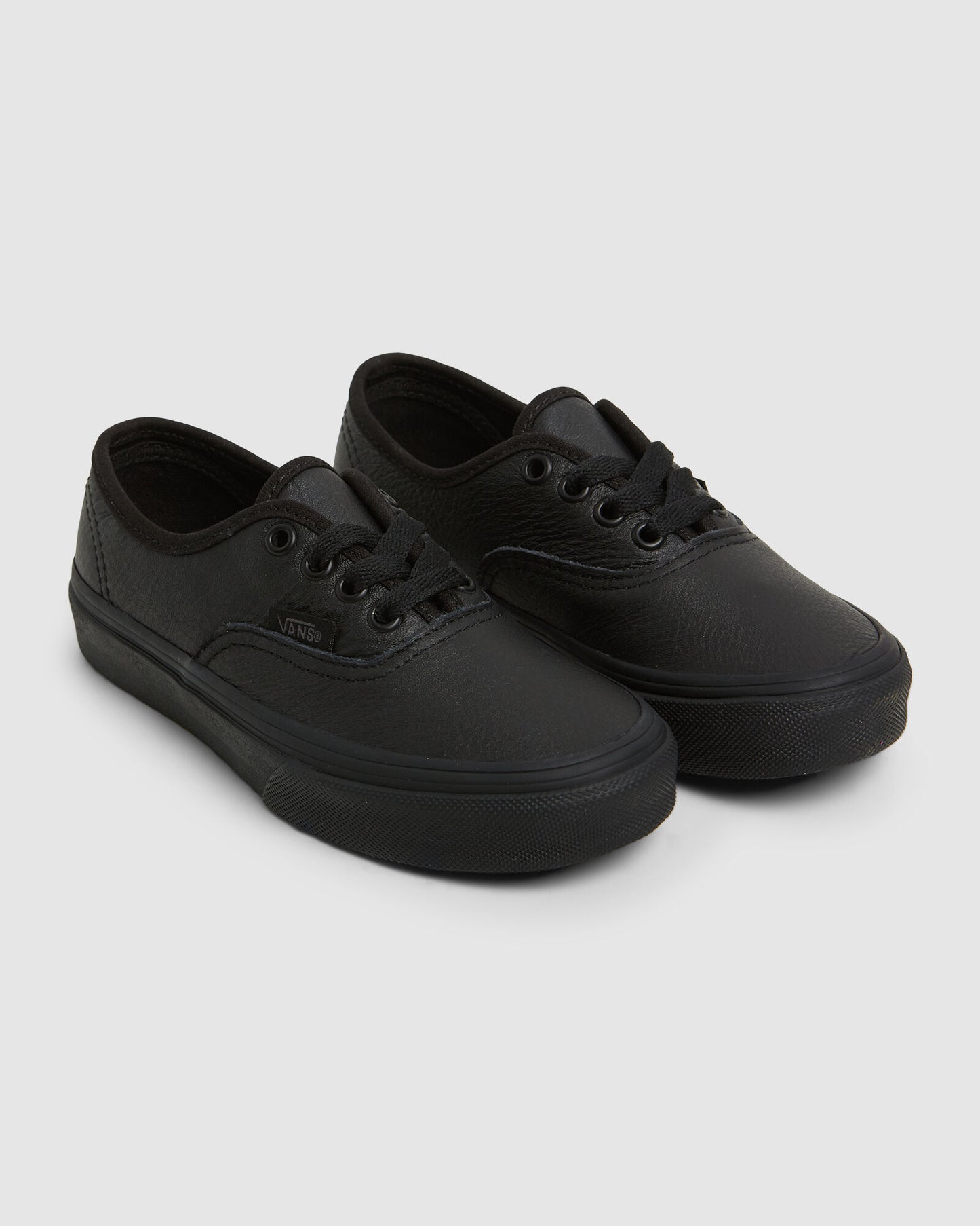 .Vans Authentic (leather) Black Youth (VNA3UIVX0S.BLK) - LZ - R1L1