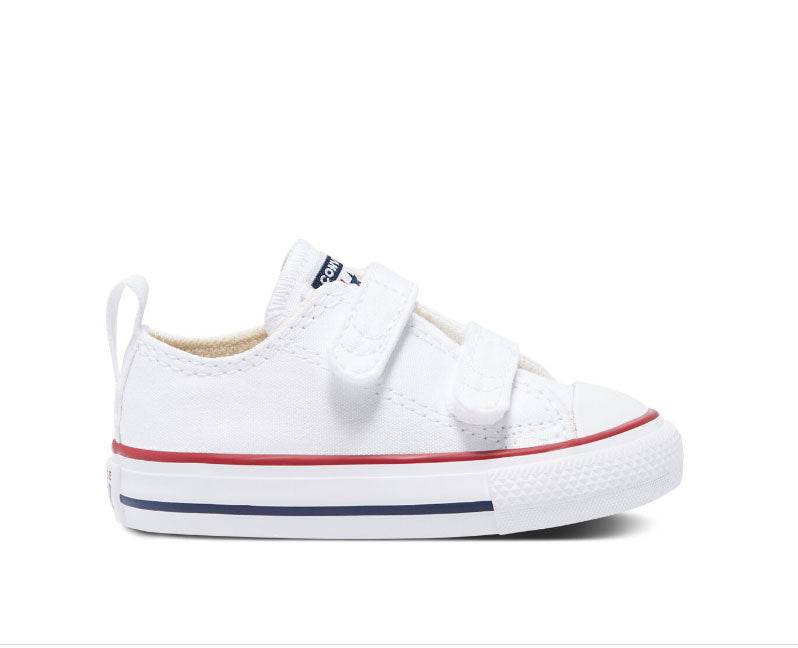 .Converse Chuck Taylor Canvas Double Velcro White Toddler - (769029c) - 2V- R1L1