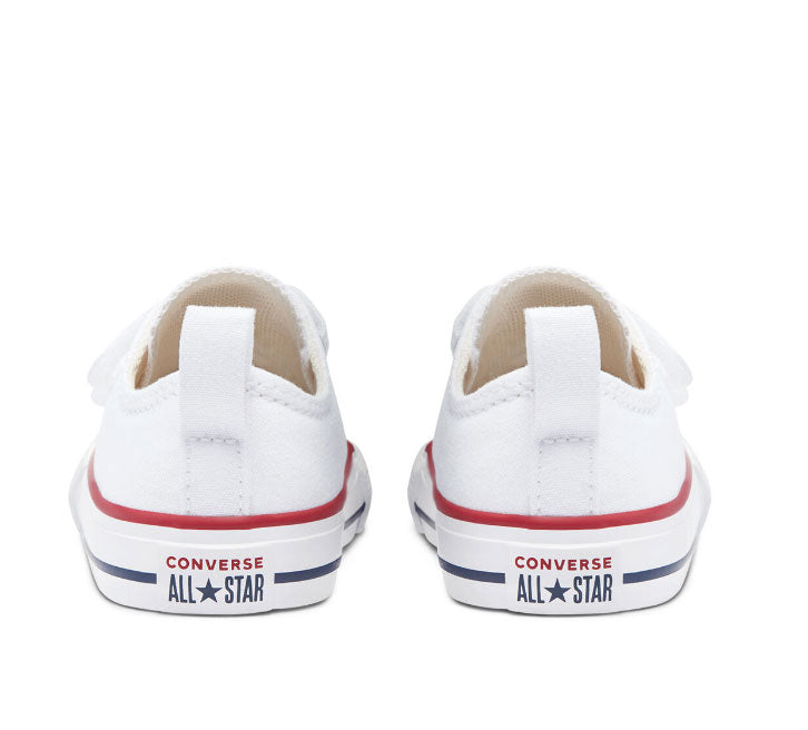 .Converse Chuck Taylor Canvas Double Velcro White Toddler - (769029c) - 2V- R1L1