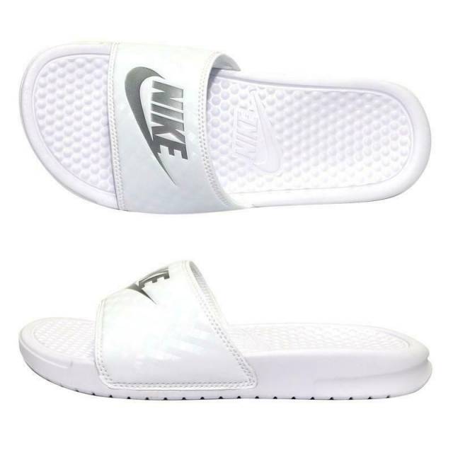 #Nike Womens Benassi JDI White/Silver - (343881 102) - WT - R2L15