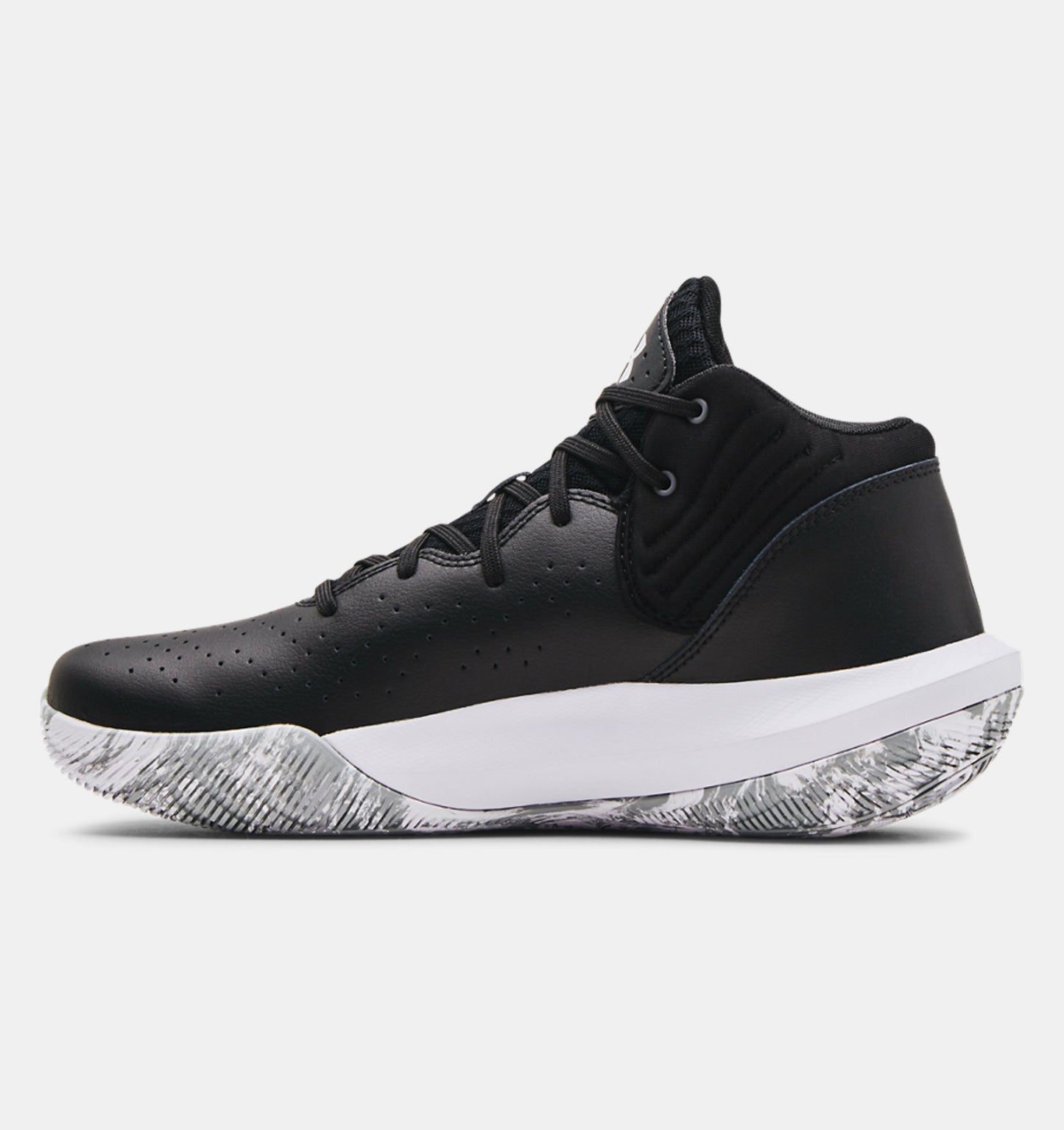 UNDER ARMOUR MENS JET '21 BLACK/WHITE (3024260 001) - UA8 - R2L11