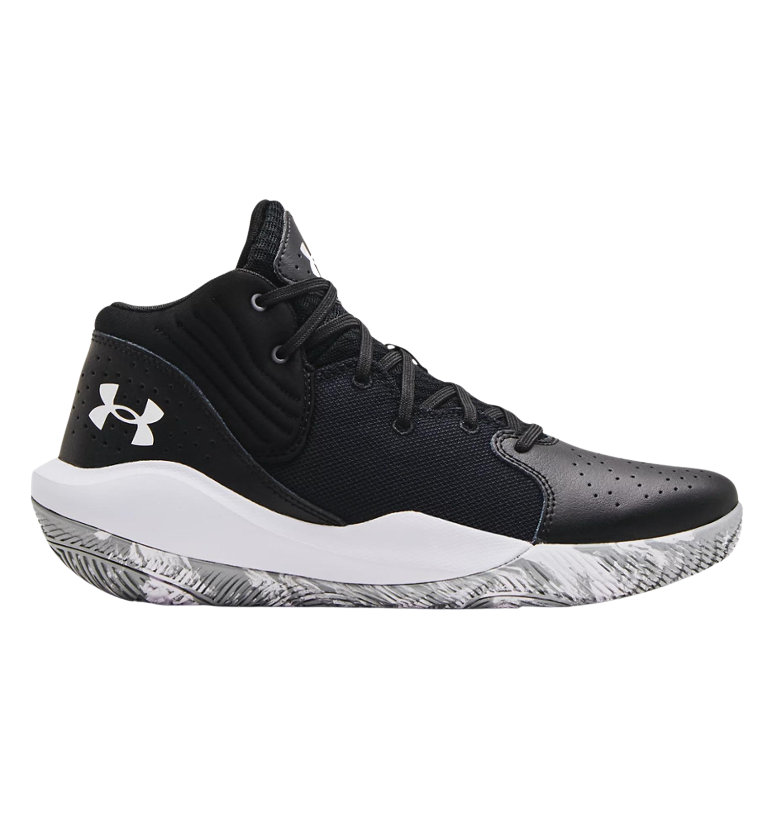 Under armour black and white shoes deals
