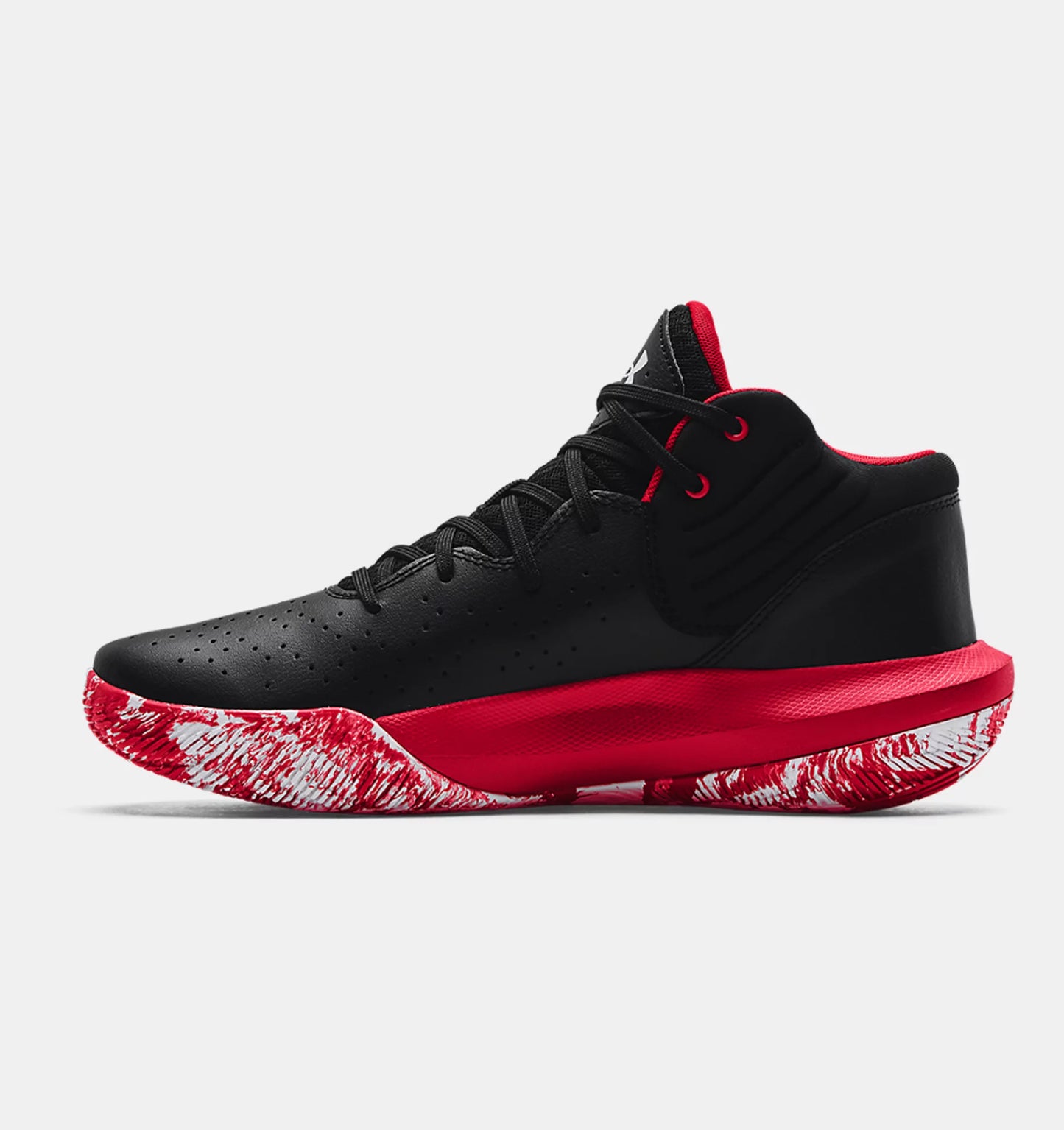 .UNDER ARMOUR MENS JET '21 BLACK/RED/WHITE (324260 002) - UR - R2L17