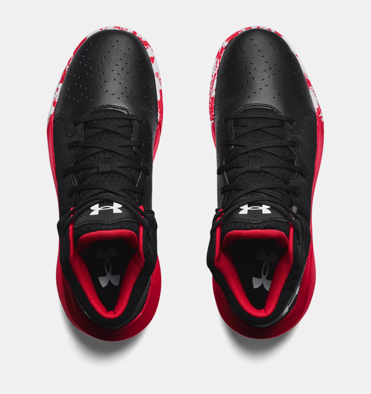 .UNDER ARMOUR MENS JET '21 BLACK/RED/WHITE (324260 002) - UR - R2L17