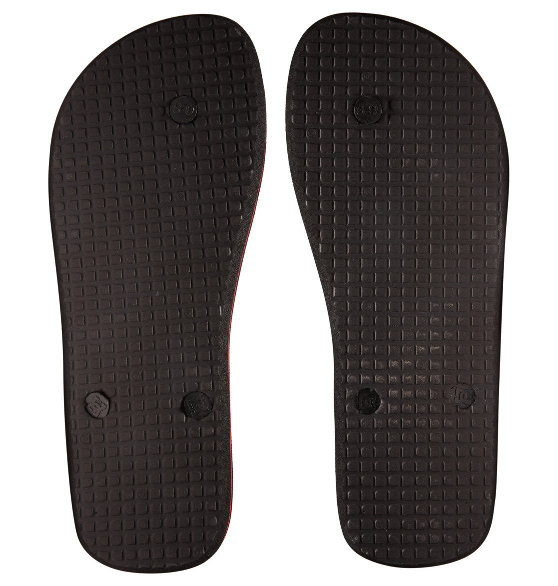 DC Spray Jandals Red/Black - (303272-ATR) - F