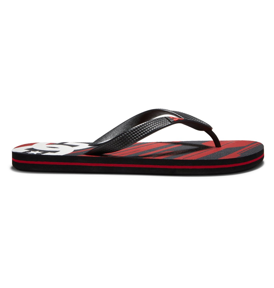 DC Spray Jandals Red/Black - (303272-ATR) - F