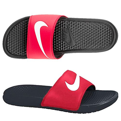 .Nike Benassi Red/White Scuffs / Slides (312618-006) "NO BOX"- R - F