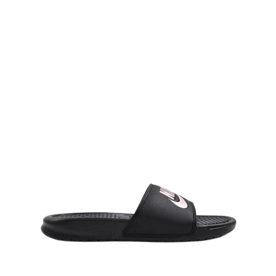 Nike Benassi JDI Womens Black/Rose Gold Scuffs (343881 007) - J1 - R2L16