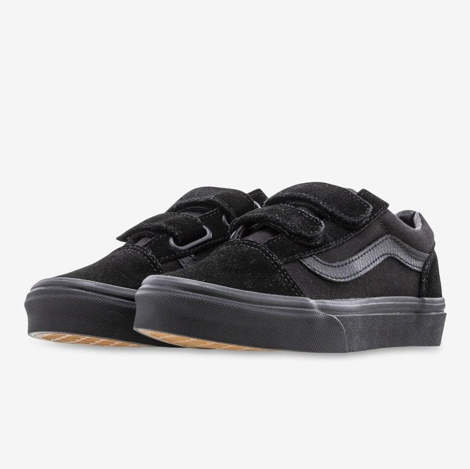 .VANS OLD SKOOL VELCRO YOUTH MONO FULL BLACK (VN00VHEENR.BLK) - VS - R1L1