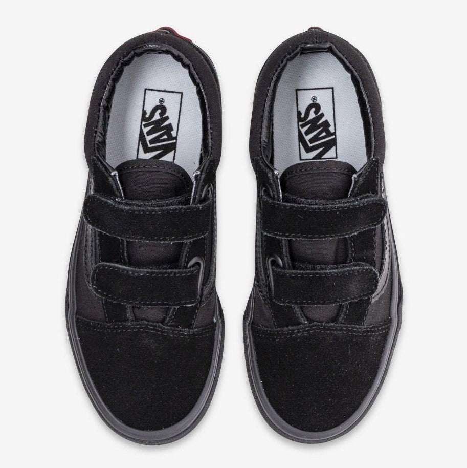 .VANS OLD SKOOL VELCRO YOUTH MONO FULL BLACK (VN00VHEENR.BLK) - VS - R1L1