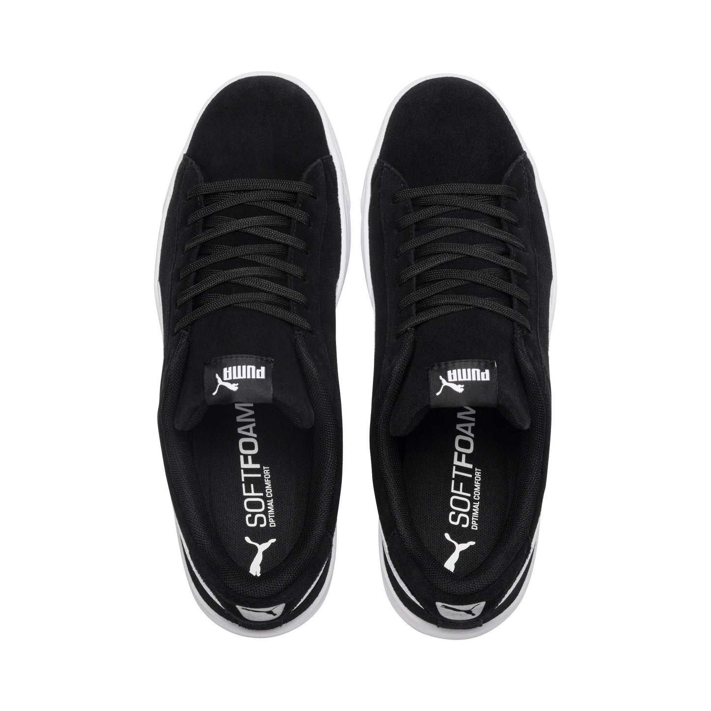 .Puma Smash V2 - Black / White (367366 01) (386436 01) - CD - R1L5