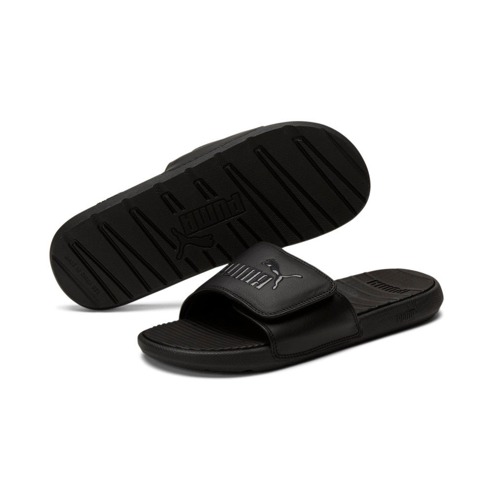 Puma Black Cool Cat V Slide Unisex - (371044 03) - PBD - F C13 left