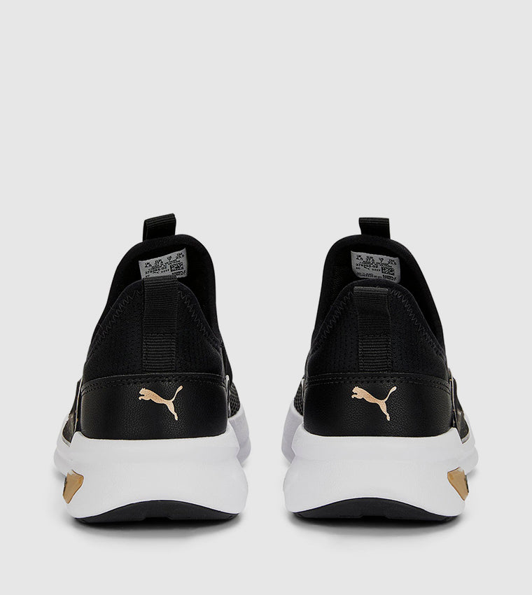 .PUMA MENS ENZO EVO SLIPON SPECKLE - Black/Gold/White - (378294 02) - KL - R1L5