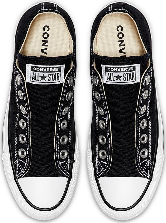 .Converse Chuck Taylor Slip Canvas Womens Blk/Wht - (164300C) - SLB - R1L7