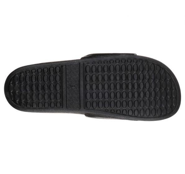 .Skechers Mens Slides Velcro Adjustable 51807/BBK Rosney - Black - SL - R2L16