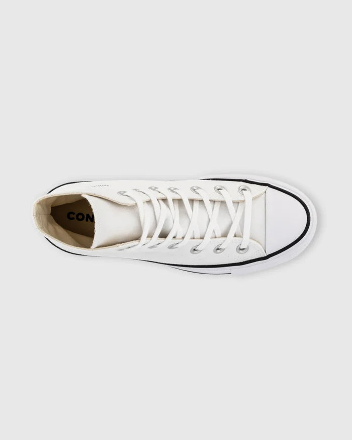 .CONVERSE Women Chuck Taylor Lift Canvas Hi White - (560846) - WWH - R1L7