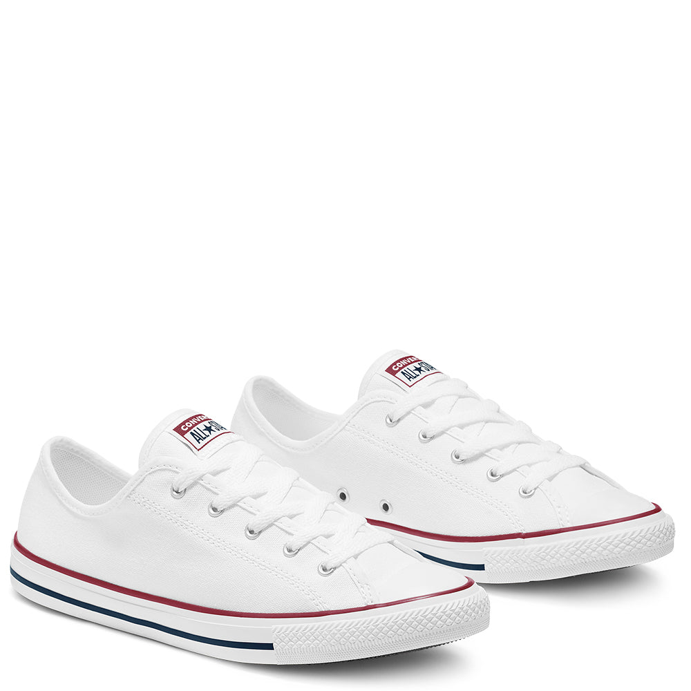 .Converse Women Chuck Taylor Canvas Dainty Lo - WHITE - (564981/537204C) - PK - R1L8
