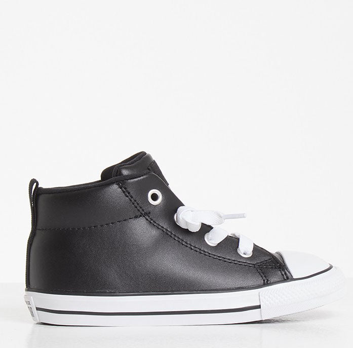 Converse CT Toddler Leather Mid Black (763836C) - RX - R1L9 - L/P