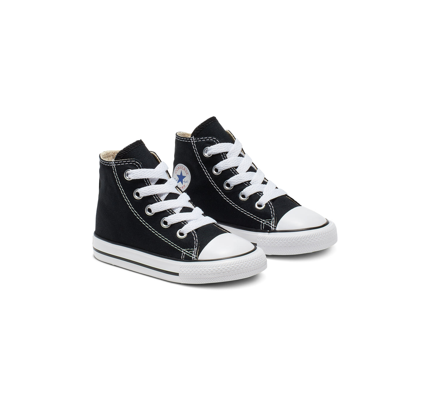 .Converse Toddler CT All Star Black Hi Top - (7J231) - BLK WHT HI - R1L1