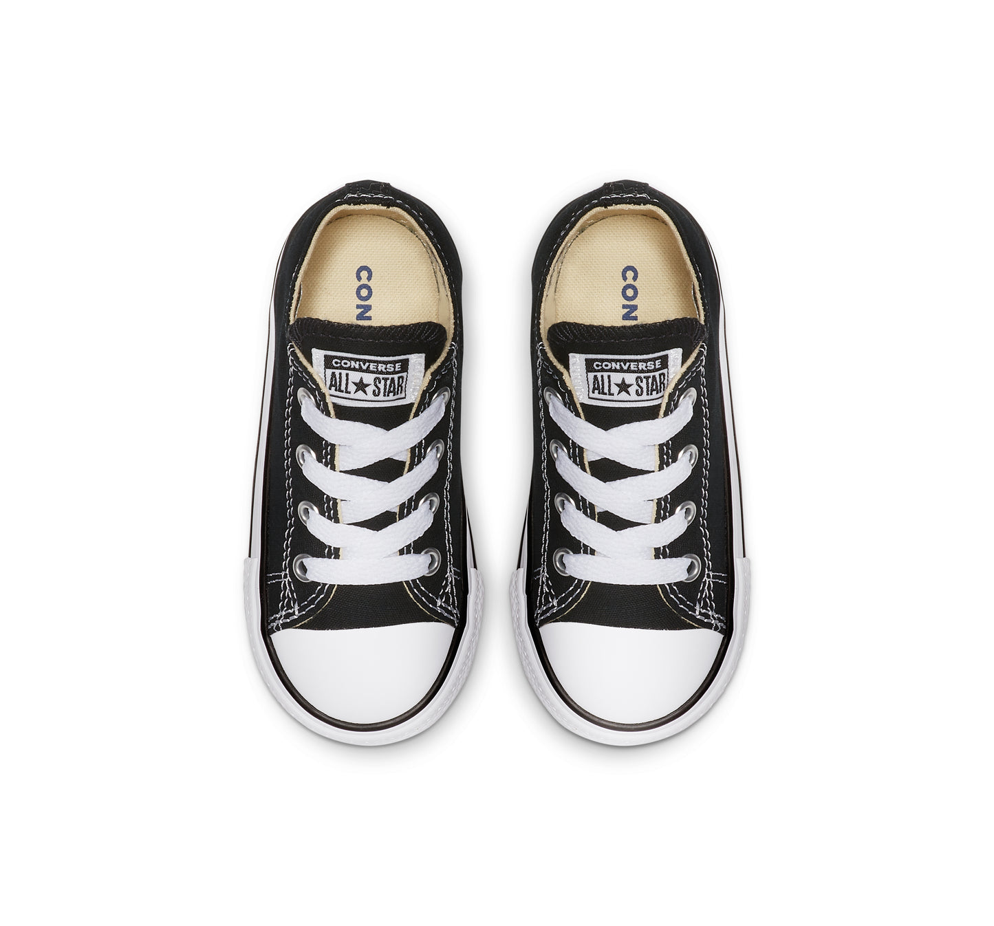 + Converse Chuck Taylor Canvas Toddler Lo Cut (7J235) - Blk Lo - R1L1