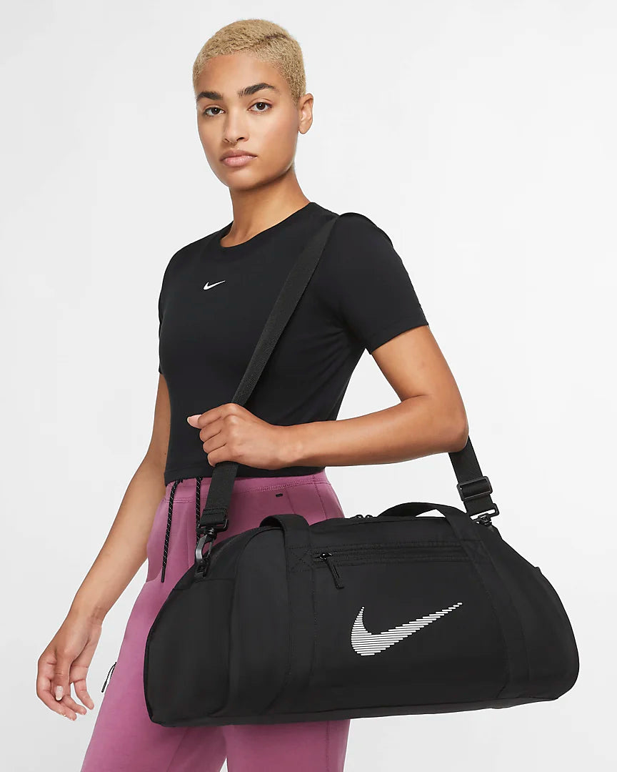 Nike Gym Club Training Duffel Bag SP23 BLACK/WHITE - (DR6974 010) - F