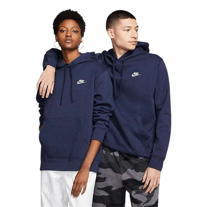.NIKE Sportswear Club Fleece Hoodie - NAVY - (BV2654-410) - C6