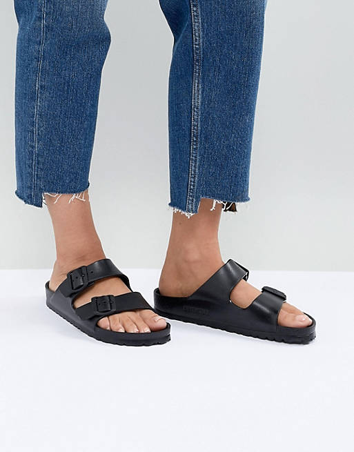 Birkenstock Arizona Mens REGULAR Fit BLACK (Rubber) - (129421) - BM - R1S2