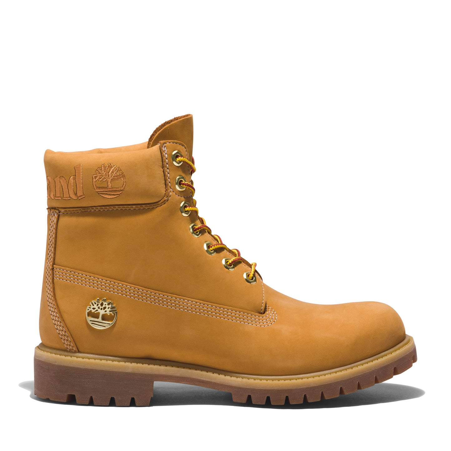 Timberland Mens 6-Inch Premium Waterproof Boot Wheat Nubuck Limited Edition GOLD BADGE - (TB0A5PJP 231) - PY- R2L17 - L/P