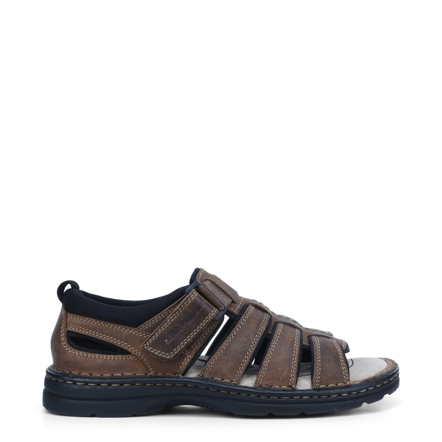 - Hush Puppies Sandal Back Closed Spartan Brown (146482) - B - F