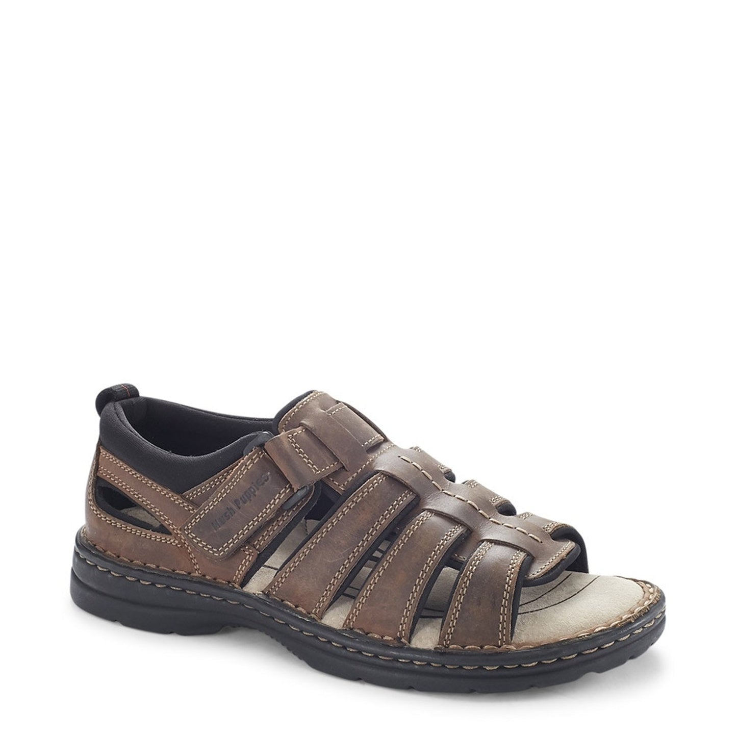 - Hush Puppies Sandal Back Closed Spartan Brown (146482) - B - F