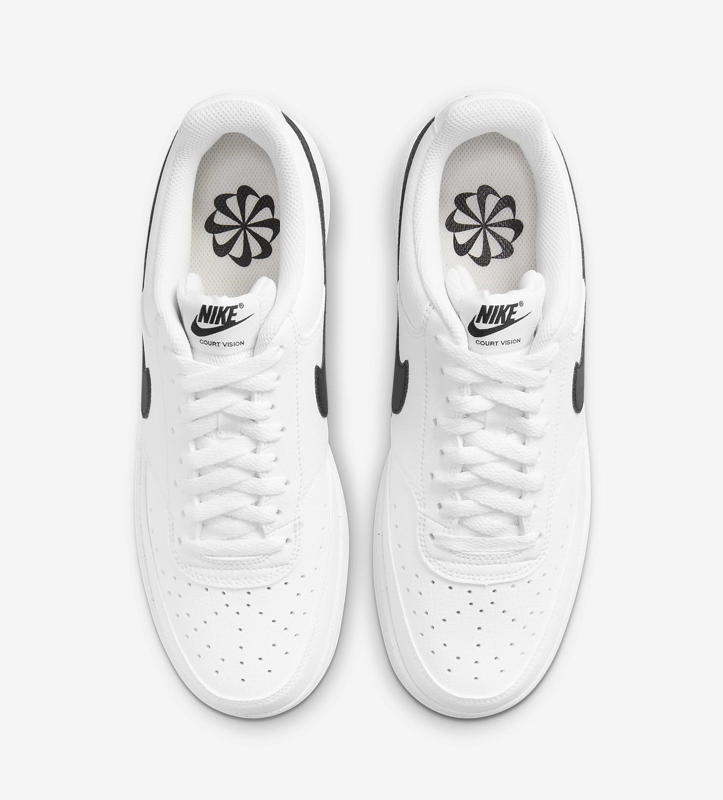 .Nike Unisex Court Vision Low - BLACK/WHITE - (DH2987 101) - BE - R1L3
