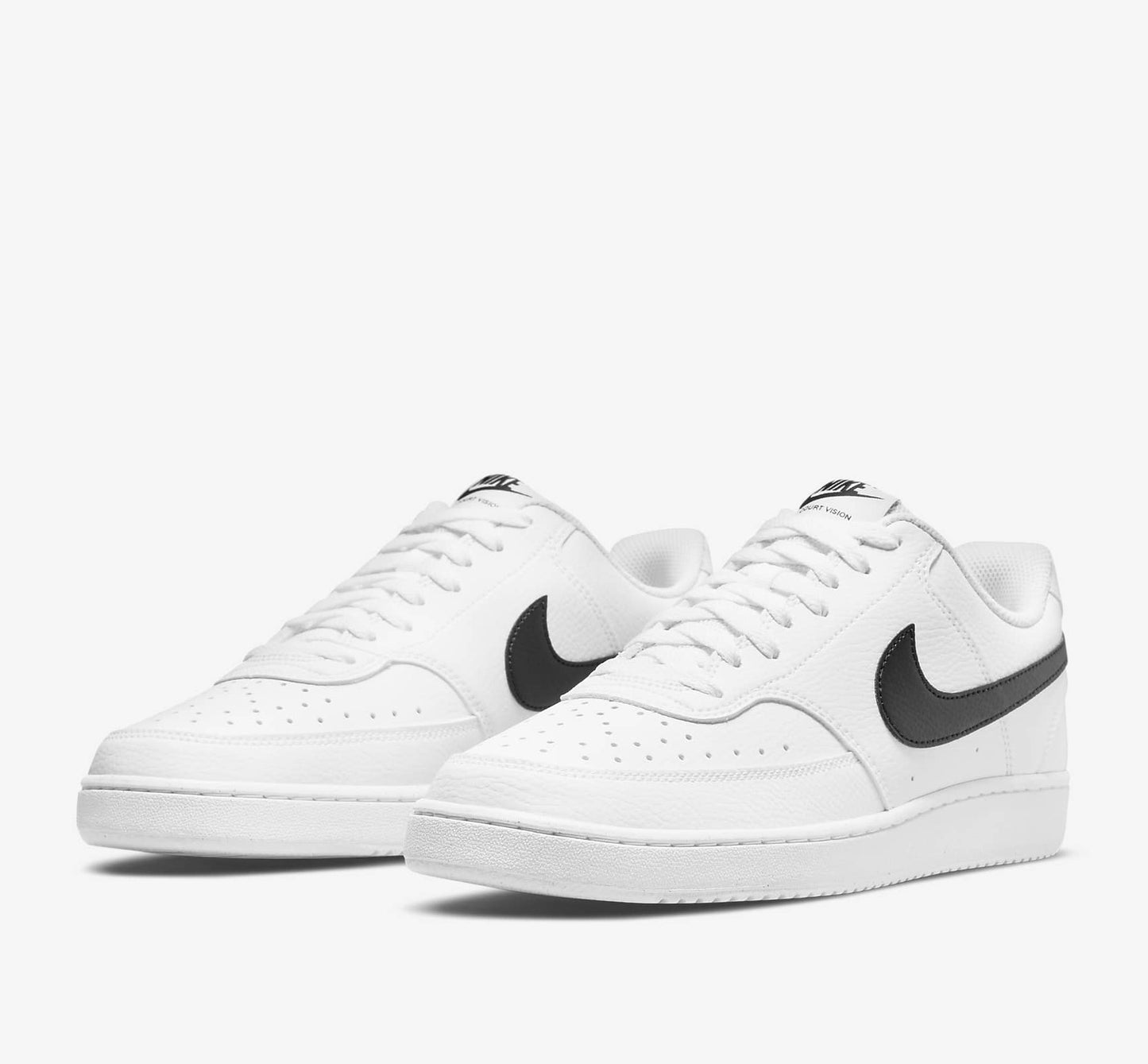 .Nike Unisex Court Vision Lo - BLACK / WHITE - (DH2987 101) - BE - R1L3