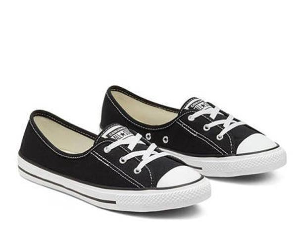Converse Chuck Taylor Womens Canvas Ballet Lace - (547162/566775)- BLW - R1L8