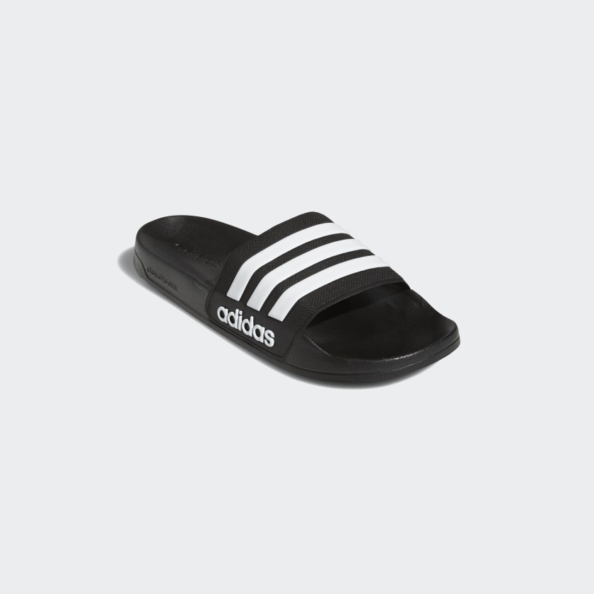 .Adidas Mens Adilette Shower Slides - BLACK/WHITE - (GZ5922) - BOX - R2L11