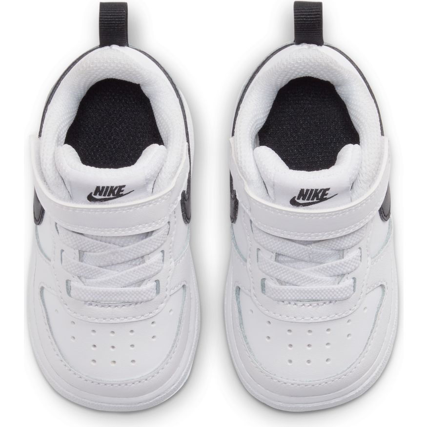 .Nike Toddler Court Borough Low 2 White/Black - (BQ5453 104) - CB - R1L9